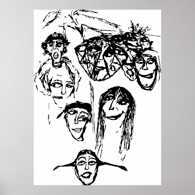 POSTER VISAGES (Devant)