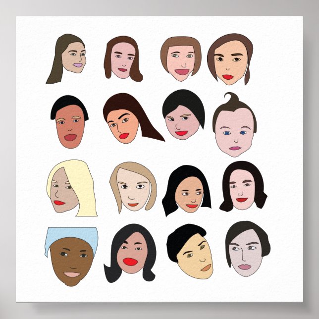 Poster Visages (Devant)