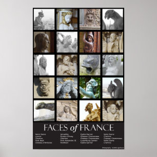 Poster Visages de la France