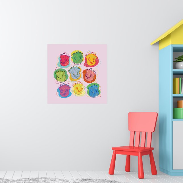 Poster Visages de la grotte super (Pépinière 1)