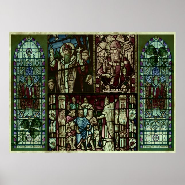 Poster Visages de Saint Patrick (Devant)