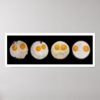 Visages des oeufs