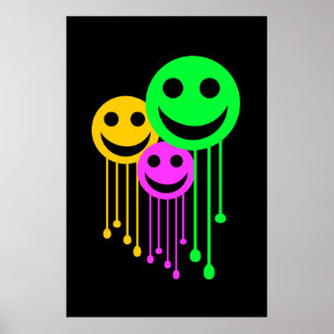 Poster Visages souriants