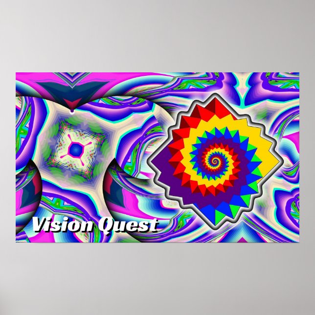 Poster Vision Quest (Modifier les mots) (Devant)