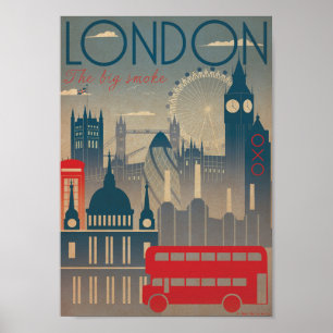 Poster - Visit London England UK