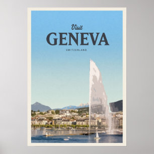 Poster Visite à Genève