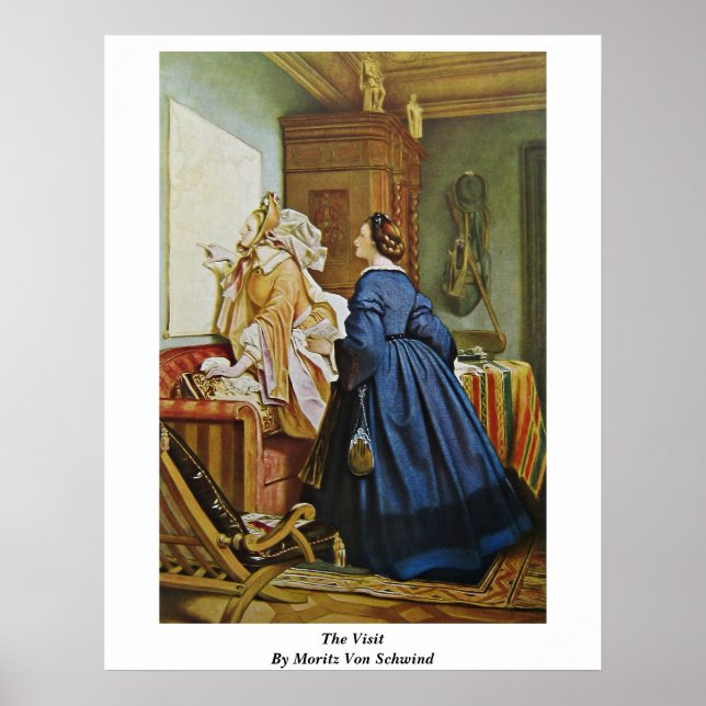 Poster Visite De Moritz Von Schwind (Devant)
