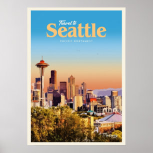 Poster Visite de Seattle