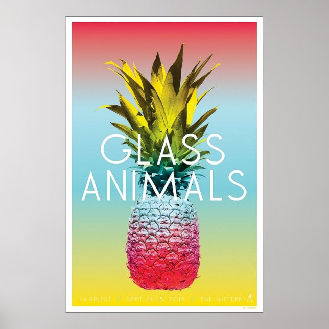 Poster Visite des animaux en verre (Devant)
