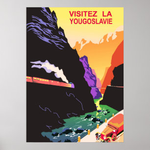 Poster Visite en Yougoslavie