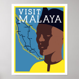 Poster Visite Malaisie