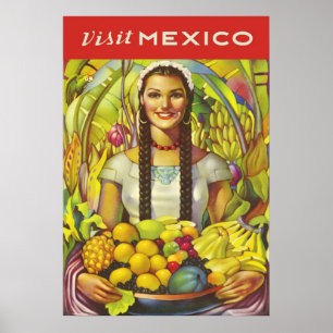 Poster Visite Mexique