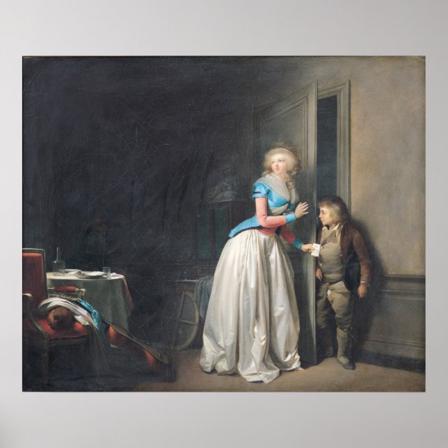 Poster Visite reçue, 1789 (Devant)