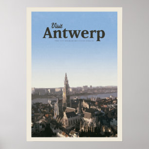 Poster Visiter Anvers