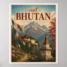 Visiter Bhoutan Voyage Vintage