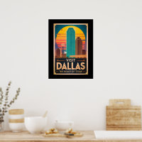 Visitez Dallas - Voyage en Skyline Retro