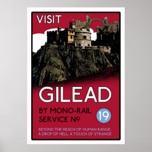 Poster Visitez Gilead La Tour Sombre
