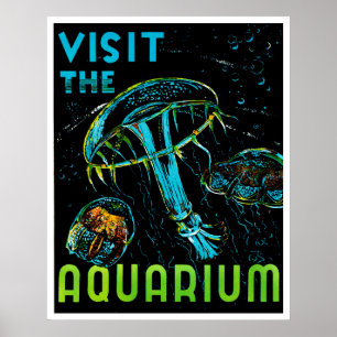 Poster Visitez l'Aquarium WPA