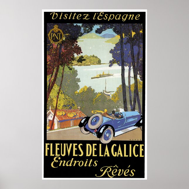 Poster Visitez L'Espagne (Devant)