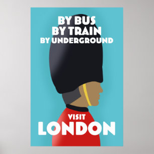 Poster Visitez London Art print.