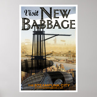 Poster Visitez New Babbage (no 4)
