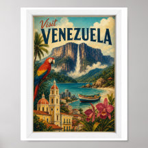 Visitez Venezuela Voyage Vintage