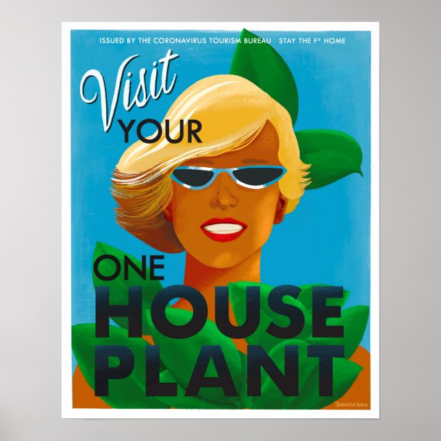 Poster Visitez votre Plante One House (Devant)