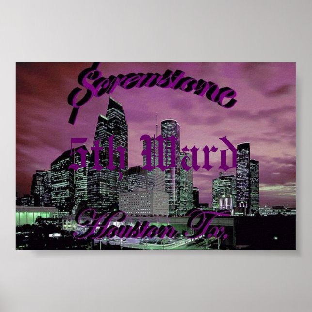 Poster VisStone 5e Ward Houston, Tx (Devant)