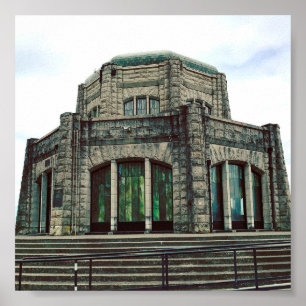 Poster Vista House, gorge de Columbia