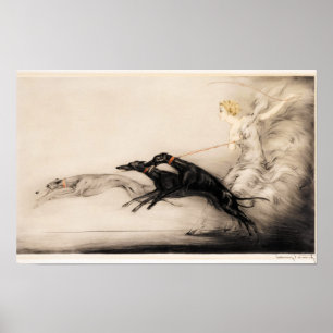 Poster Vitesse II, Vitesse, 1933 par Louis Icart