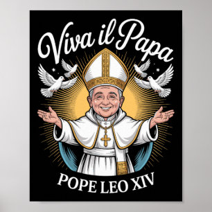 Poster Viva Il Papa Pope Leo Xiv 1