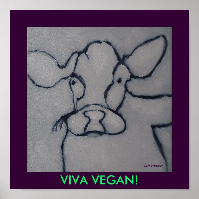 POSTER VIVA VEGAN ! - IMPRIMER (Devant)