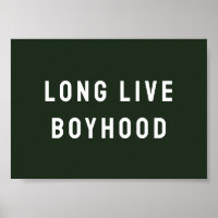 Vive Boyhood Boy's Room Salle de jeu Nursery Wall