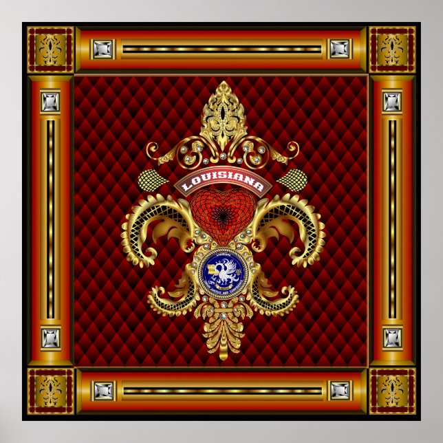 Poster Vive la Louisiane (Devant)