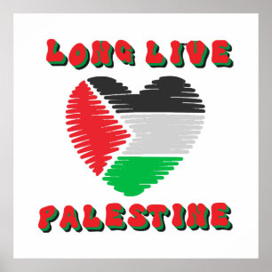 Poster Vive la Palestine