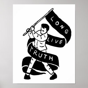 Poster Vive la vérité
