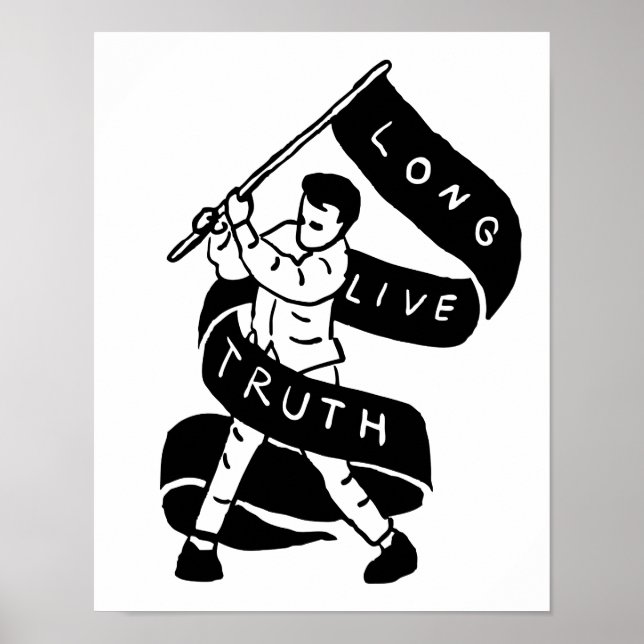 Poster Vive la vérité (Devant)