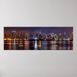 Poster Vivent l'horizon d'amour de rire