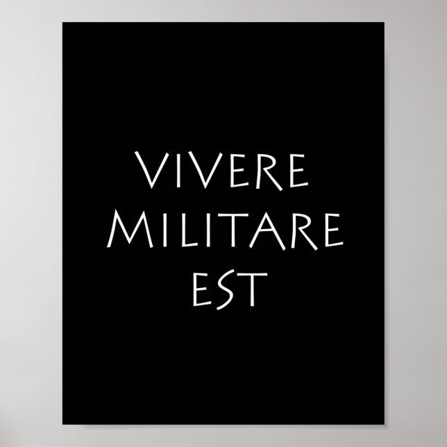 Poster Vivere militare est (Devant)