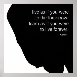 Poster Vivez et apprenez