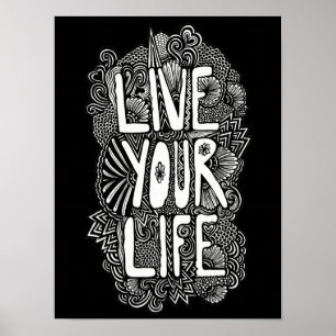 Poster Vivez votre vie
