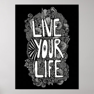 Poster Vivez votre vie