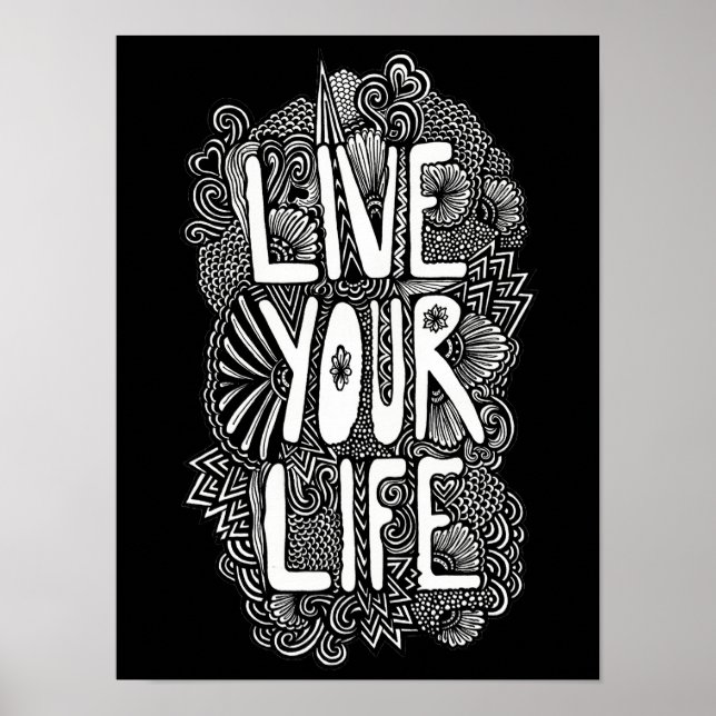 Poster Vivez votre vie (Devant)