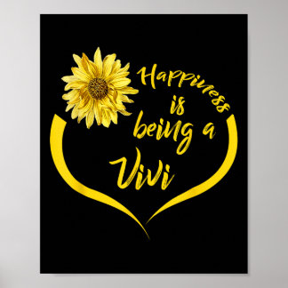 Poster Vivi Gift_ Le Bonheur Est Être Vivi