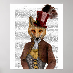 Poster Vivienne Steampunk Fox
