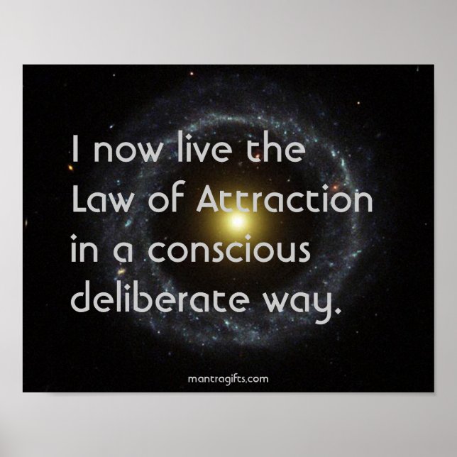 Poster Vivre délibérément (Devant)