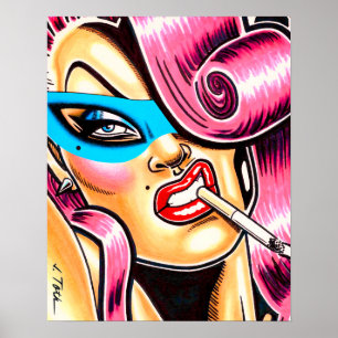 Poster Vixen masqué