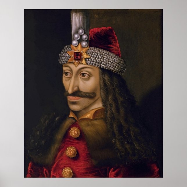Poster Vlad Tepes Dracula Impaler Voivode de Wallache (Devant)