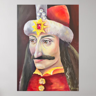 Poster Vlad Tepes Dracula Patrimoine roumain