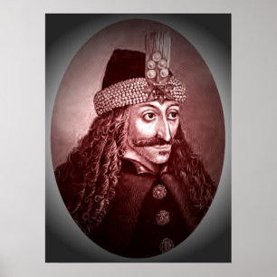 Poster Vlad Ţepeş rouge